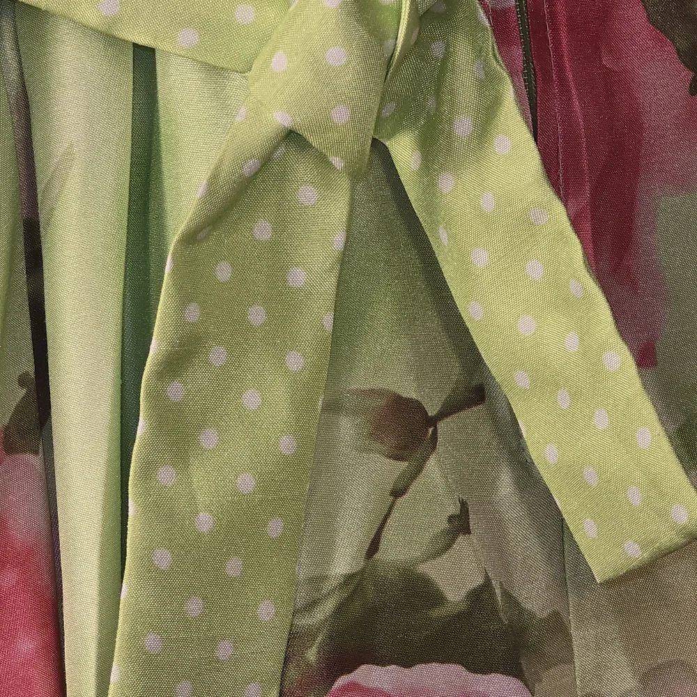 Bonnie Jean Green‎ Floral Party Dress Girls Size 16